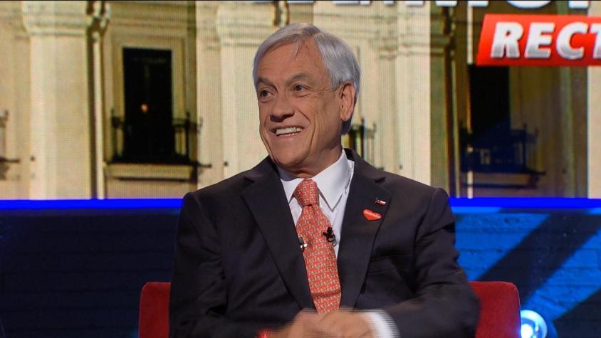 Piñera: "Me sorprende que la suma de los candidatos del gobierno no llegó al 28%"