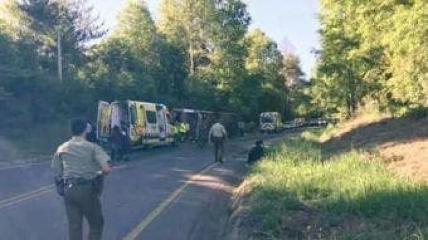 Amplían detención del conductor del bus de fatal accidente en La Araucanía