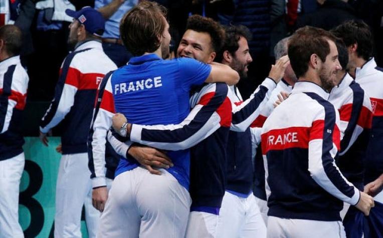 Francia logra su décima Copa Davis con triunfo de Pouille en último partido