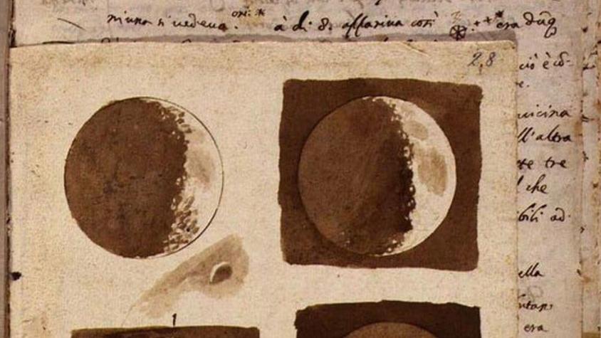 Por qué los primeros dibujos de la Luna de Galileo Galilei revelan una nueva visión del universo