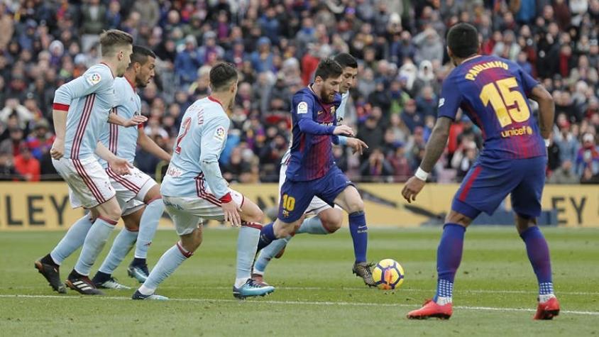 “Tucu” Hernández juega en sorprendente empate del Celta de Vigo ante Barcelona