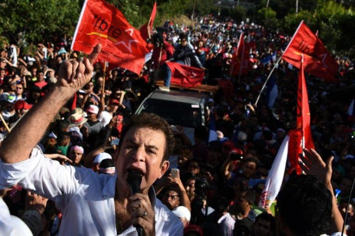Opositor Nasralla desconoce resultado electoral en Honduras y exige recuento