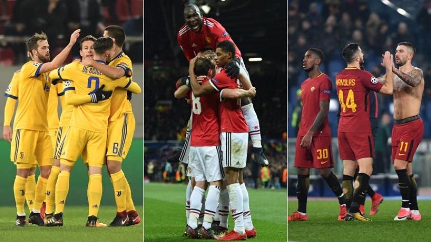 Juventus, Manchester United, Roma y Basilea avanzan a octavos de la Champions