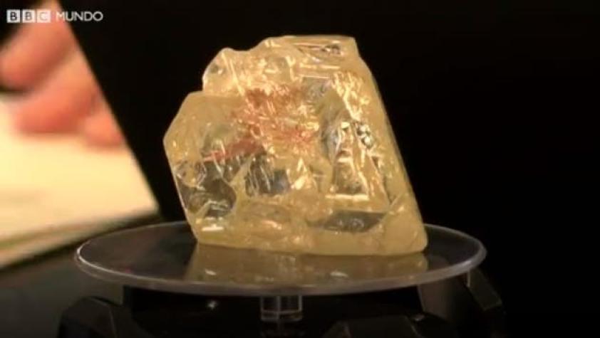 [VIDEO] El diamante vendido por $US6,5 millones que va a beneficiar al pueblo que lo descubrió