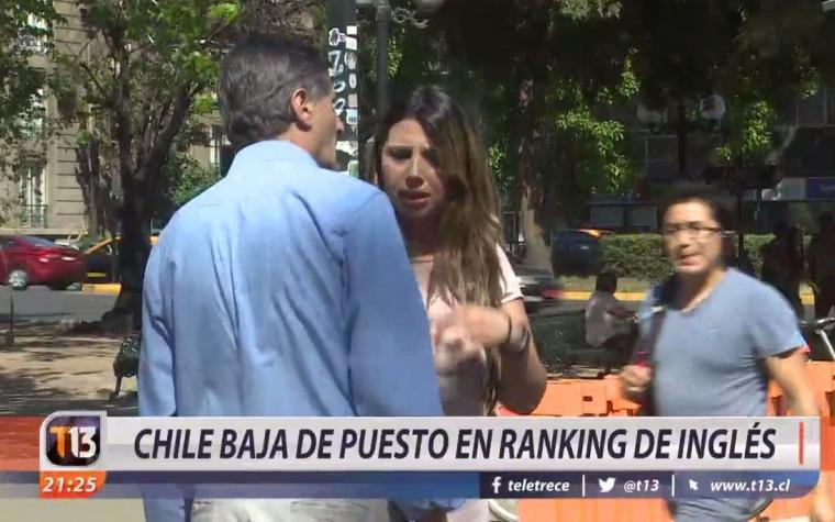 [VIDEO] Chilenos tienen "nota roja" en inglés