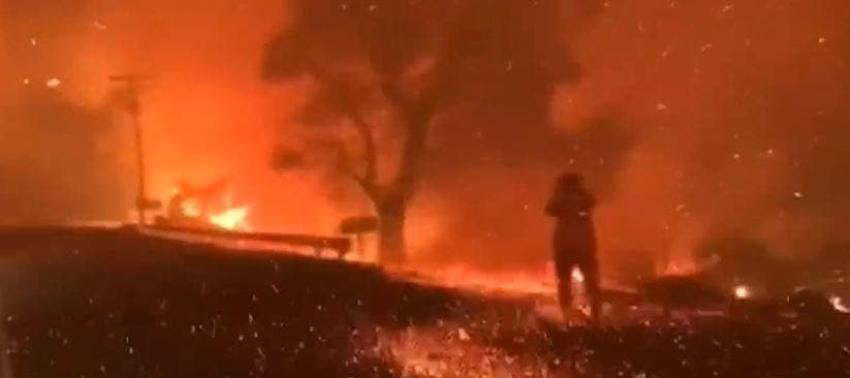 [VIDEO] Alerta roja en Estados Unidos por incendios forestales