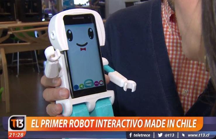 [VIDEO] El primer robot interactivo "made in Chile"