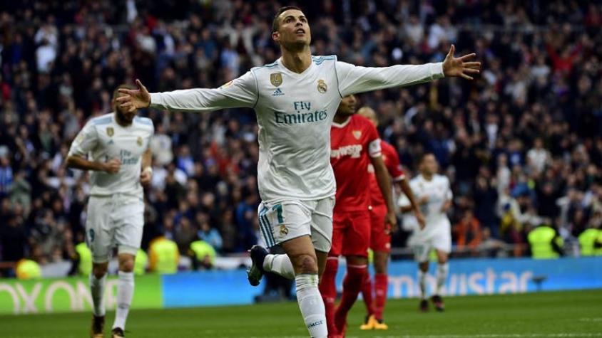 Cristiano Ronaldo celebra su Balón de Oro con goleada del Real Madrid sobre Sevilla