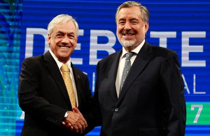 Duros enfrentamientos entre Piñera y Guillier marcan tenso debate presidencial