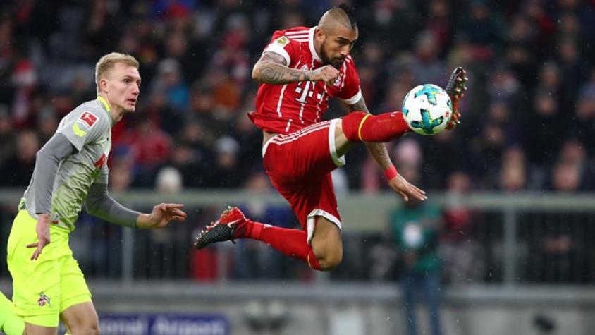 Arturo Vidal juega en triunfo del Bayern que amplía su liderato en la Bundesliga