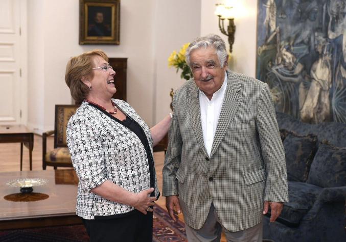 Bachelet tras encuentro con Mujica: "Compartimos el sueño de una América Latina más justa"
