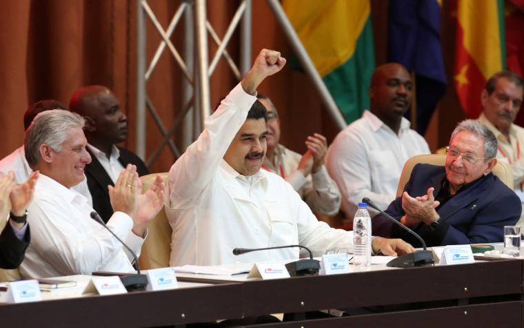 Maduro recibe "firme respaldo" de aliados del ALBA en Cuba