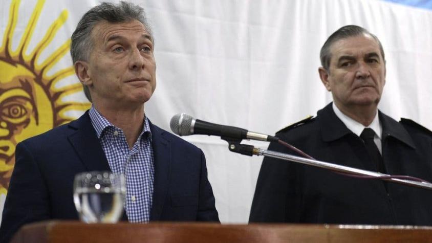 Argentina destituye al jefe de la Armada por la desaparición del submarino ARA San Juan