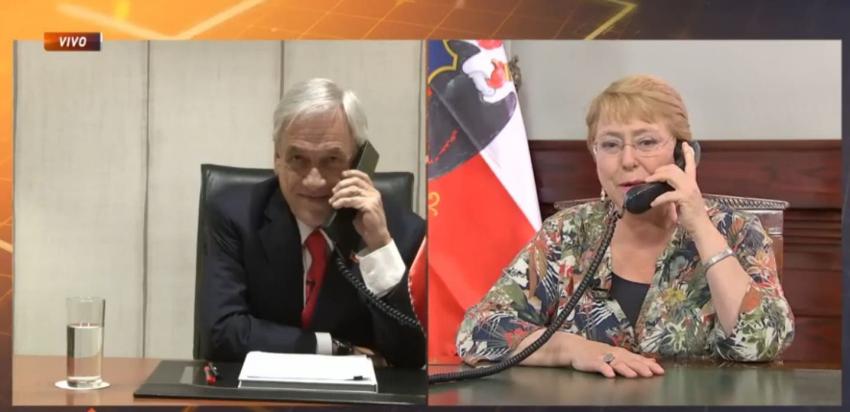La historia se repite: Bachelet realiza el tradicional llamado para felicitar a Piñera