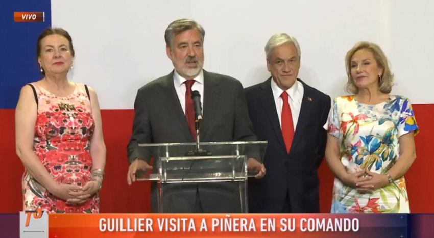 [VIDEO] Guillier visita a Piñera y asegura que será parte de una "oposición constructiva"