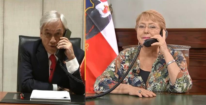 El rito telefónico que une a Bachelet y Piñera