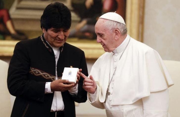 Evo Morales relata encuentro con el Papa Francisco asegurando que "conversamos sobre el mar"