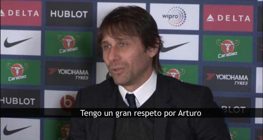 [VIDEO] Antonio Conte: “Tengo un gran respeto por Arturo”