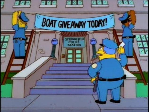 "Los Simpson" lo vuelven hacer: Policía atrapa a ladrones gracias al método del jefe Górgory