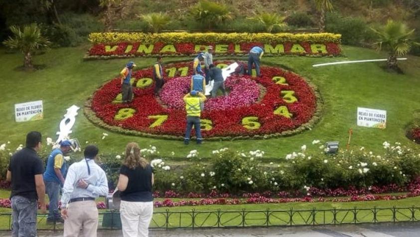 Viña del Mar: municipalidad se querella este viernes por ataque al Reloj de Flores