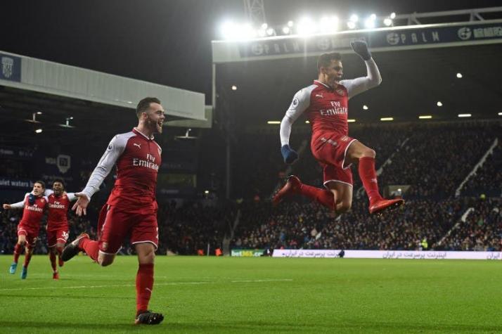El Arsenal de Alexis Sánchez logra empate contra West Bromwich en último partido del 2017