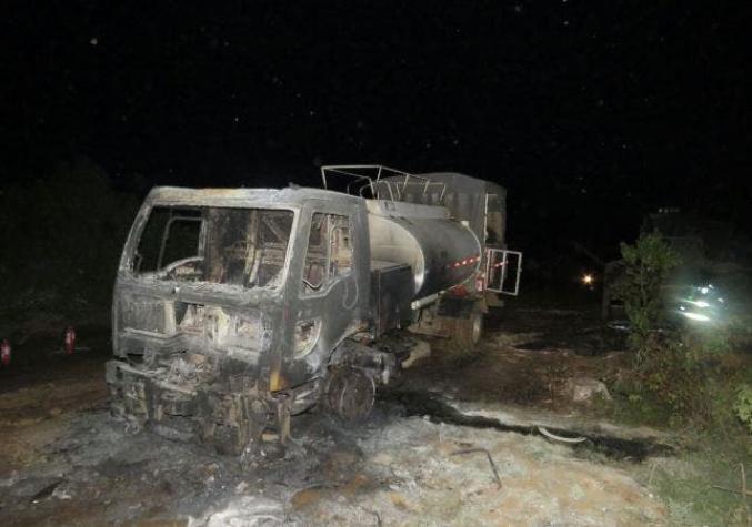 Sujetos queman maquinaria forestal en Osorno