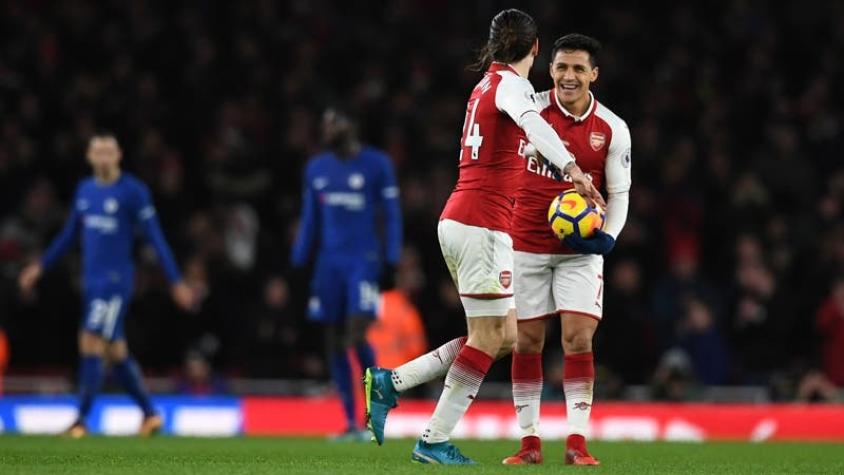 Arsenal con gran participación de Alexis logra un empate de infarto ante Chelsea