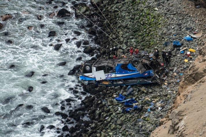 Accidente en Perú: Autoridades elevan cifra de fallecidos y anuncian cierre de la ruta