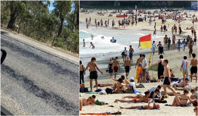 Calor récord de 47°C derrite las carreteras en el este de Australia