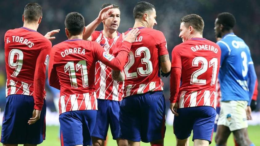 Atlético de Madrid vuelve a golear y avanza a cuartos de final en Copa del Rey