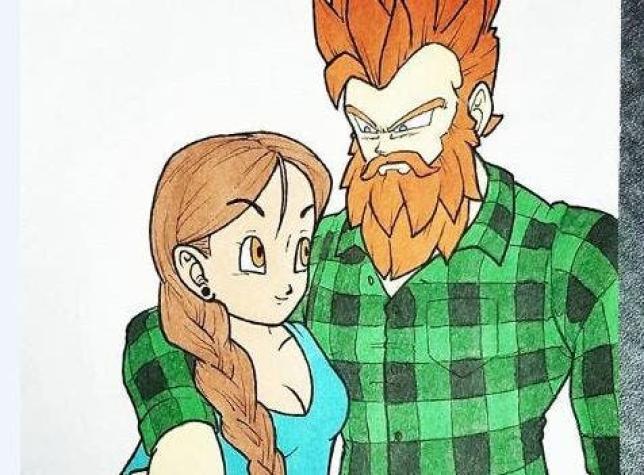Artista dibujó un retrato de él y su pareja en 10 diferentes dibujos animados