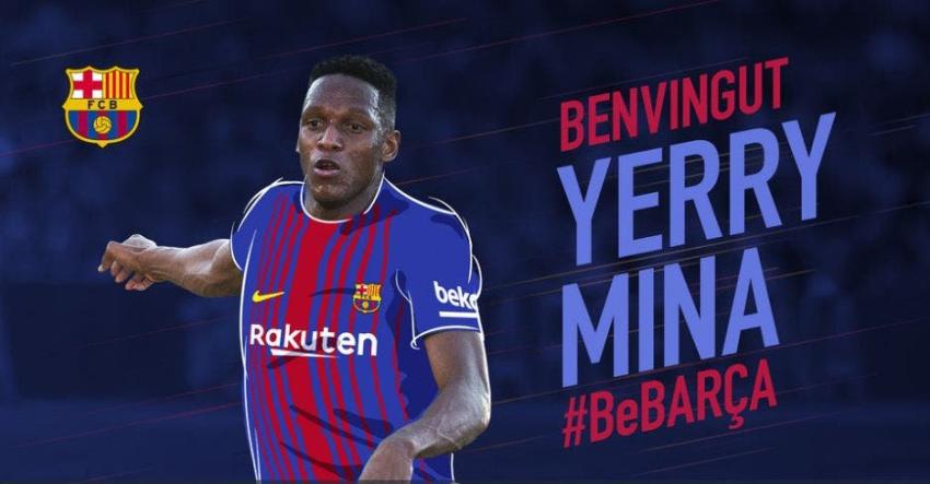 Barcelona anuncia el fichaje del colombiano Yerry Mina
