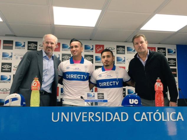 La UC presenta oficialmente a los delanteros Andrés Vilches y Marcos Bolados