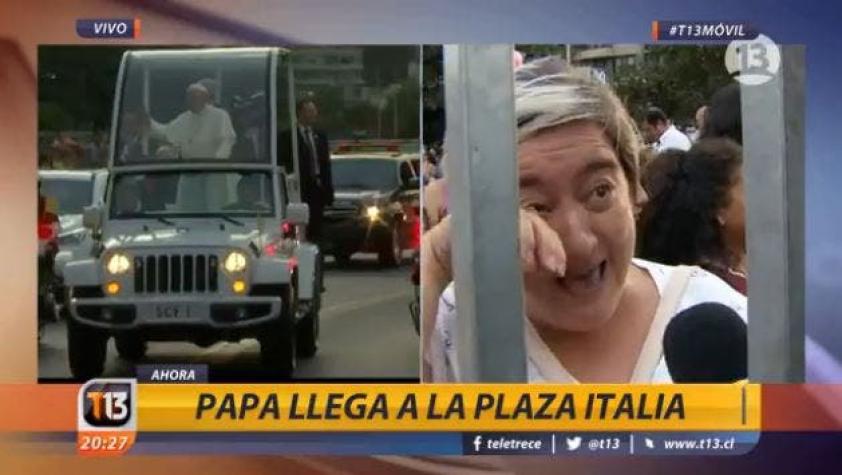[VIDEO] Argentinos se emocionan al ver al Papa: "Si lo querés ver, tenés que ir donde él esté"