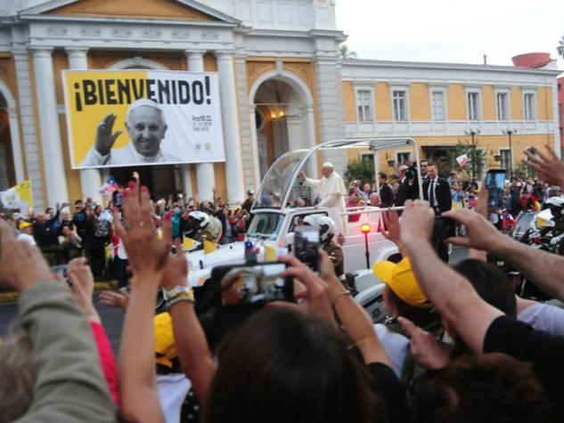 Así fueron las primeras horas del Papa Francisco en Chile