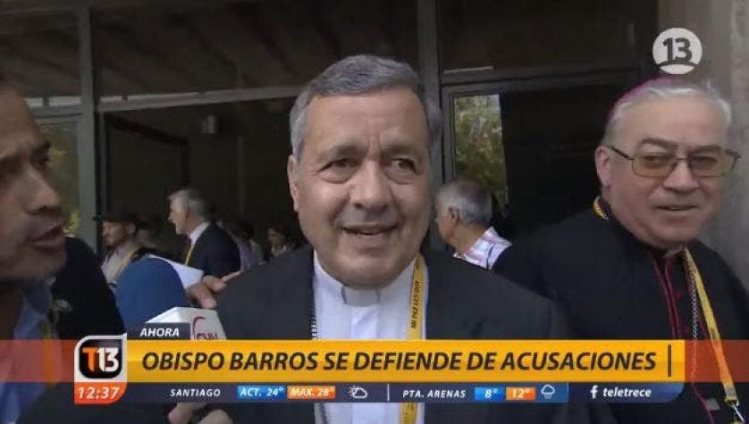 [VIDEO] Obispo Barros: "Se han dicho muchas mentiras respecto de lo mío"