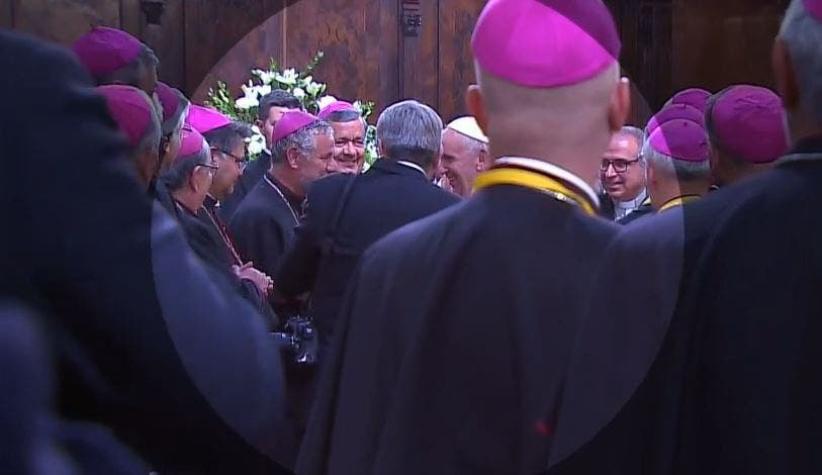 [VIDEO] El saludo del Papa Francisco al obispo Juan Barros