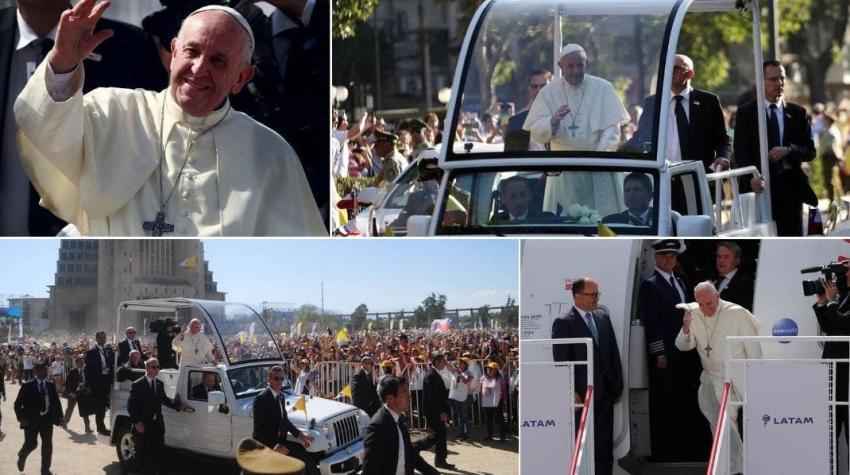 Los momentos que marcaron la visita a Chile del Papa Francisco