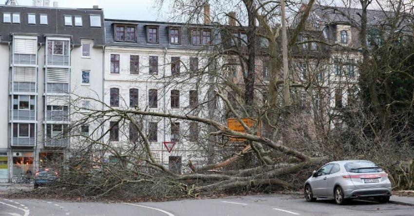 Nueve muertos por tormenta "Friederike" en el norte de Europa