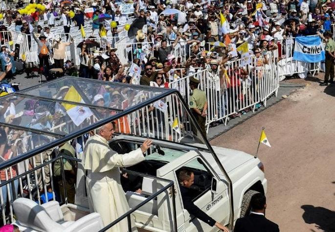Gobierno asegura que un millón y medio de personas participó en actividades con el Papa