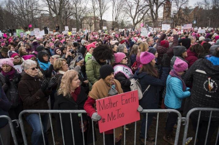 Manifestaciones gigantes en la segunda "Marcha de las mujeres" anti Trump