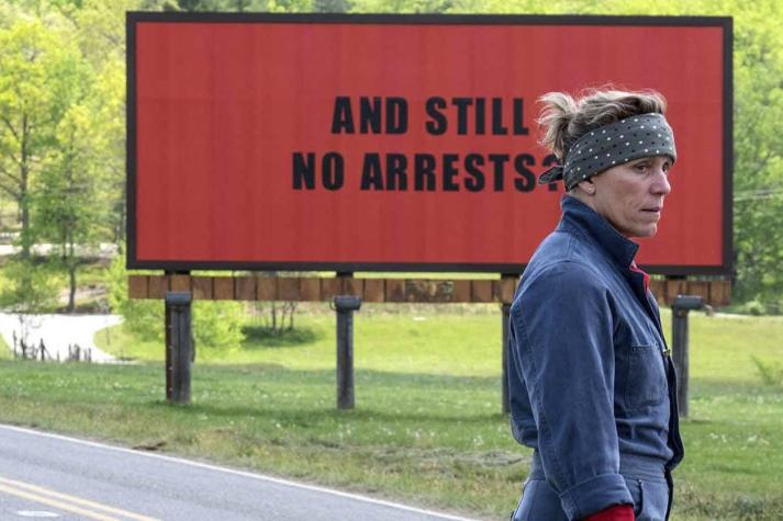 "Tres anuncios por un crimen" llega a los Premios Oscar 2018 como una de las favoritas