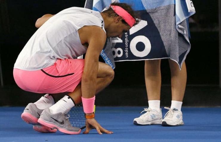 Nadal se retira en los cuartos del Abierto de Australia y Cilic avanza a semifinales