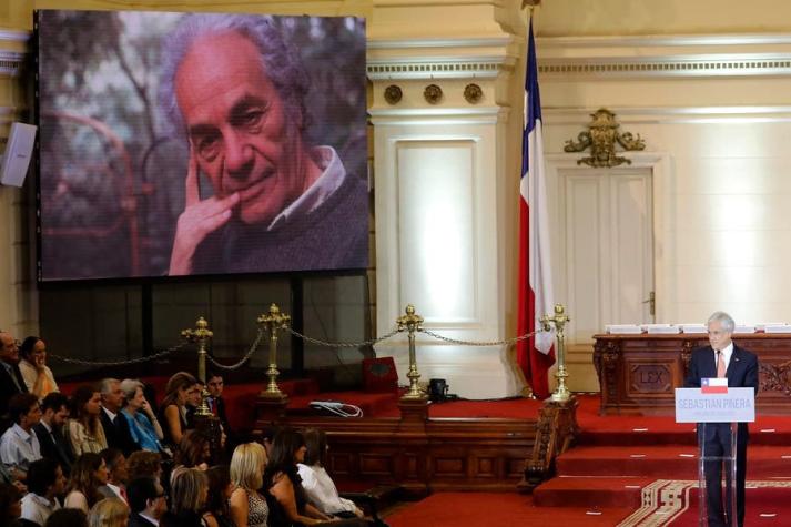 [VIDEO] El homenaje de Piñera tras la muerte de Nicanor Parra