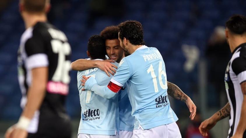 La Lazio golea al Udinese y se coloca tercero en la Serie A de Italia