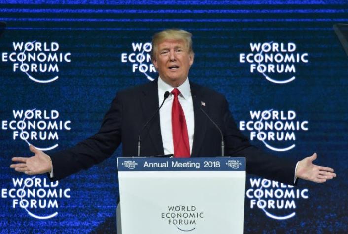 Trump en Davos: "EE.UU. primero no significa EE.UU. en solitario"