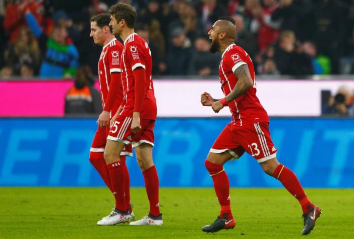 Con aporte de Arturo Vidal incluido: Bayern Munich sigue puntero tras imponerse al Hoffenheim