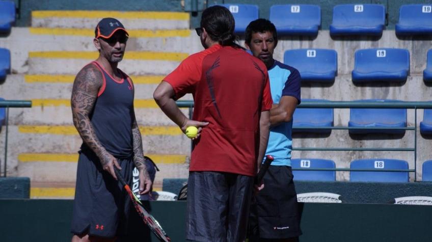Con Massú y Ríos el equipo chileno inicia los trabajos previos a la serie de Copa Davis