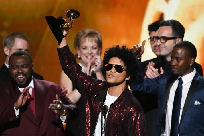 Bruno Mars y Kendrick Lamar se alzan como los grandes ganadores del Grammy 2018