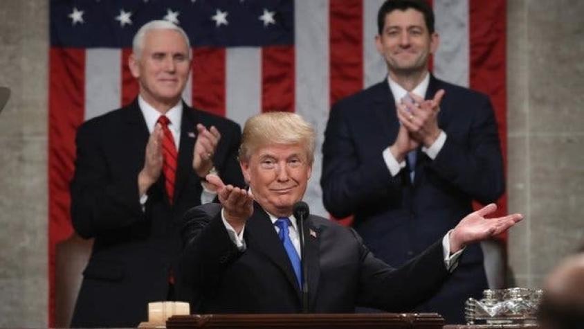 Donald Trump proclama "un nuevo momento estadounidense" en su discurso del Estado de la Unión